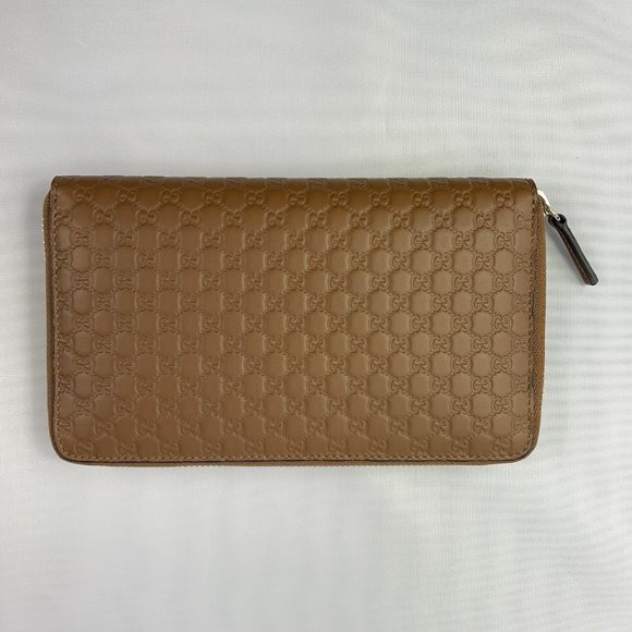 Gucci GG Zip Document Holder Wallet in Acero - Picture 1 of 9